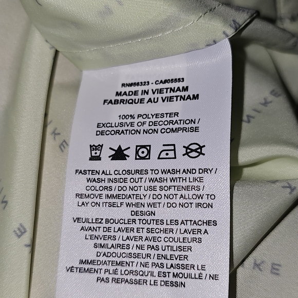 NWT Nike Dri-FIT Icon Clash Pinstripe Barely Volt Windrunner Zip Jacket LG $90 - Picture 14 of 14